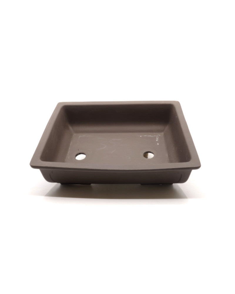 Bonsai pot ongeglazuurd rechthoek 26cm