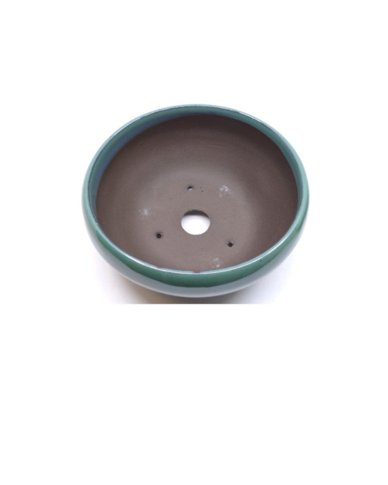 Bonsai pot groen rond 19cm