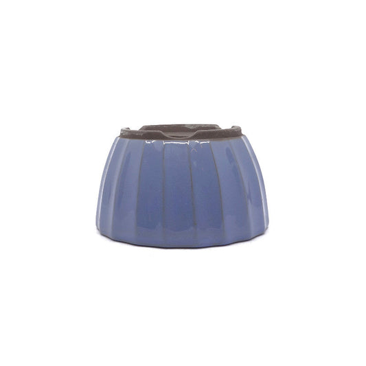 Bonsai pot light blue chrysanthemums 12cm