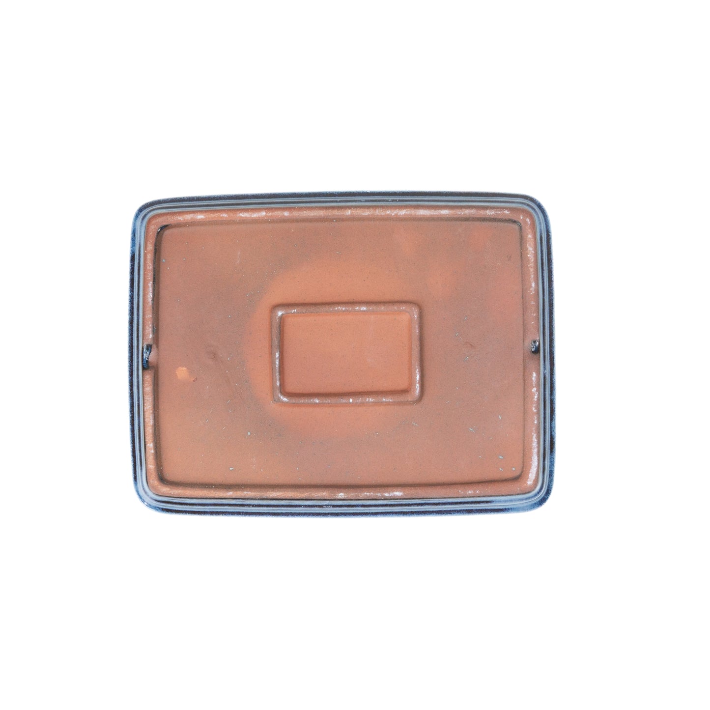 Bonsai saucer blue rectangular 15cm