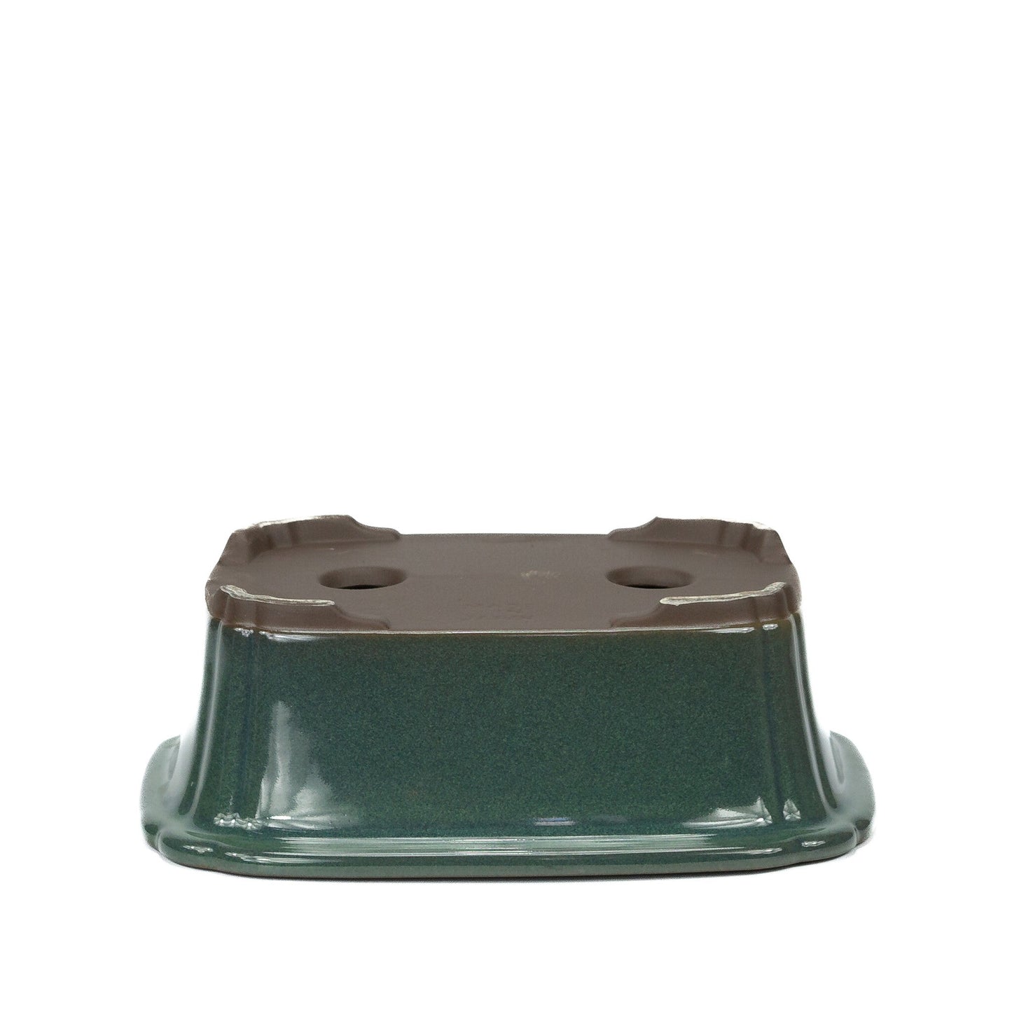 Bonsai pot donker groen mokko 25cm