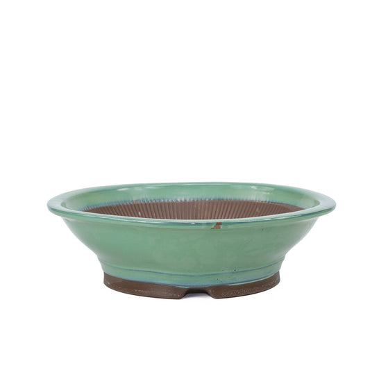 Bonsai pot groen rond 36cm