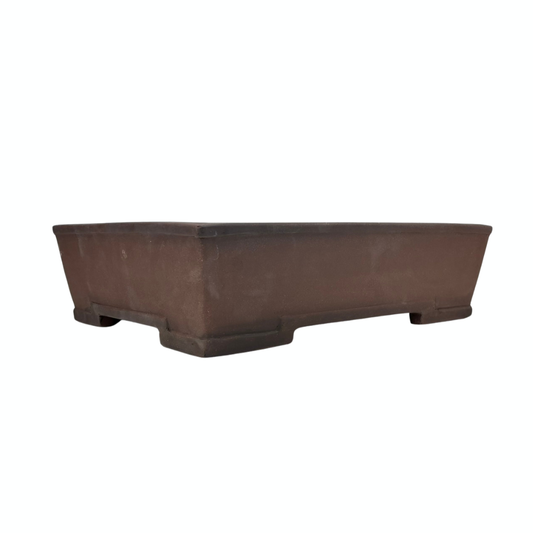 Bonsai pot unglazed rectangular 41cm