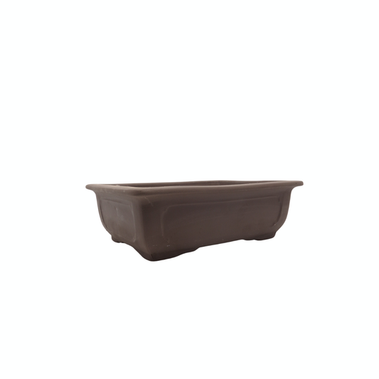 Bonsai pot unglazed rectangular 22cm