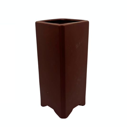 Bonsai pot - square, cascade, unglazed (10cm wide)