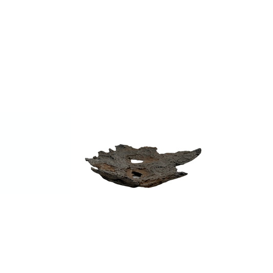 Brown bonsai slab with rust accents 16cm