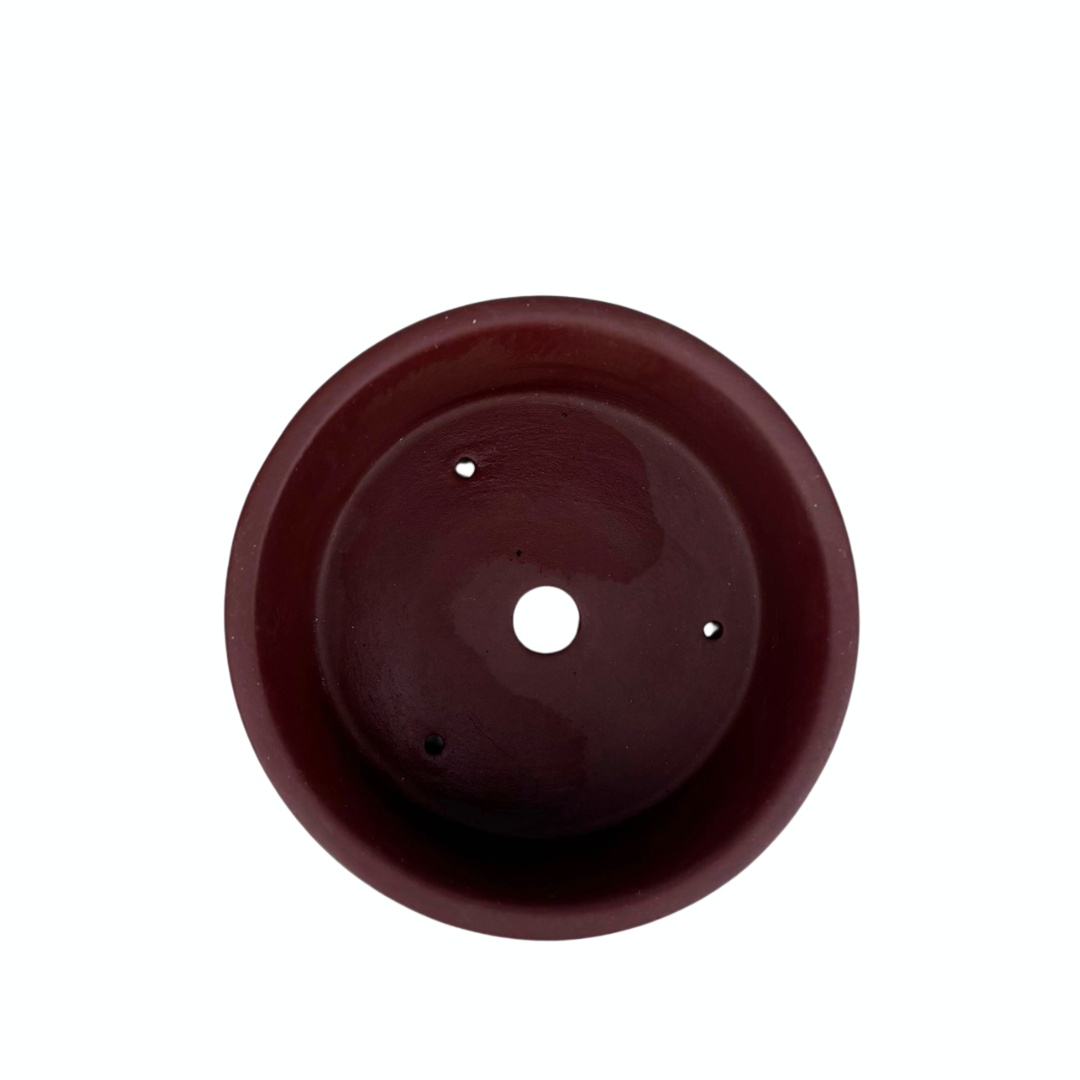 Bonsai pot unglazed round 11cm