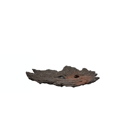 Bonsai slab brown with red accents 17cm