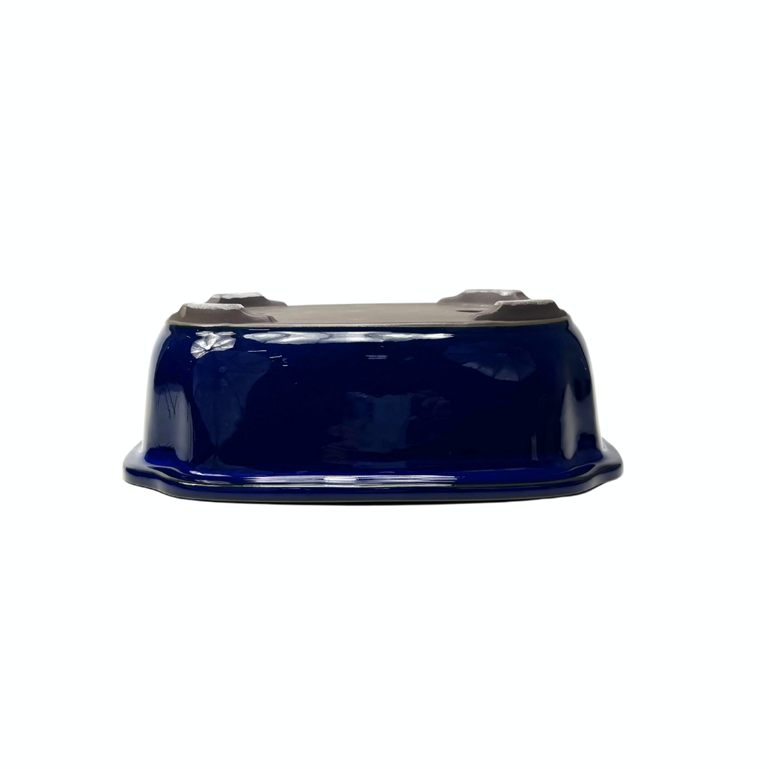 Bonsai pot blue mokko 25cm