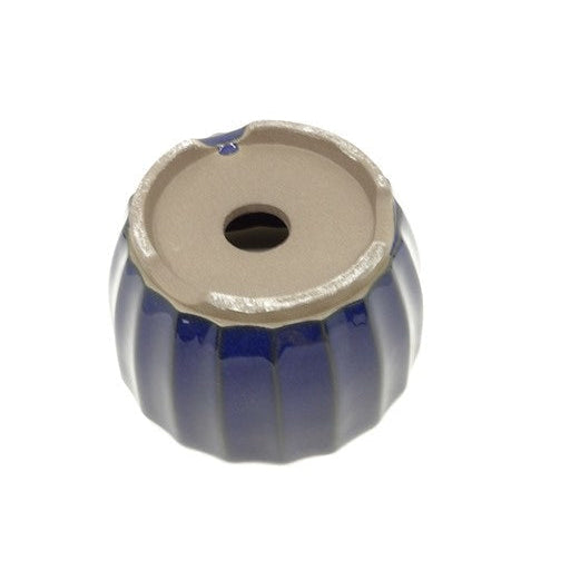 Bonsai pot donker blauw chrysanten 12cm