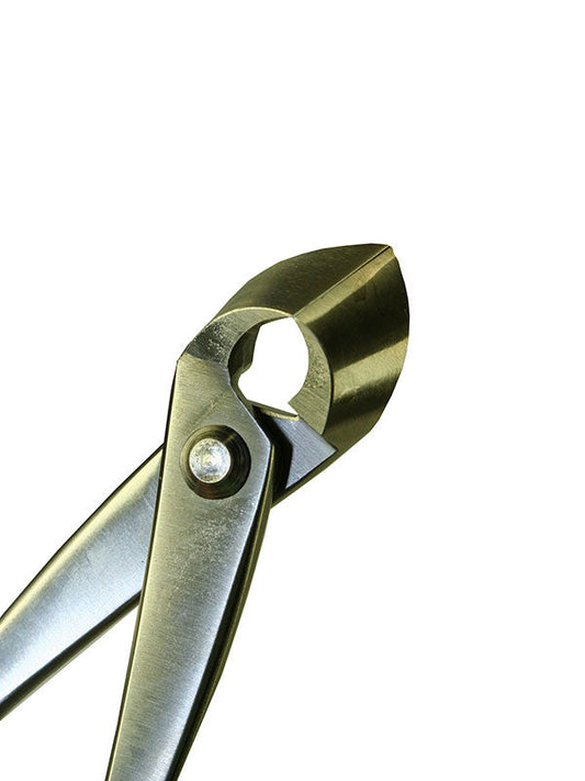 Bonsai concave pliers, stainless steel, 180 mm