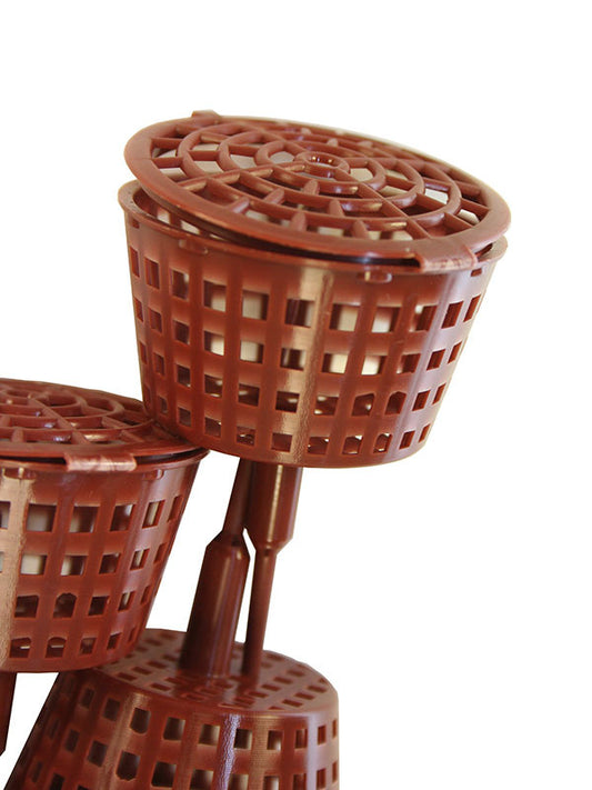 Bonsai mestkorfjes op een pin met deksel large 4.8cm - (10 stuks) 