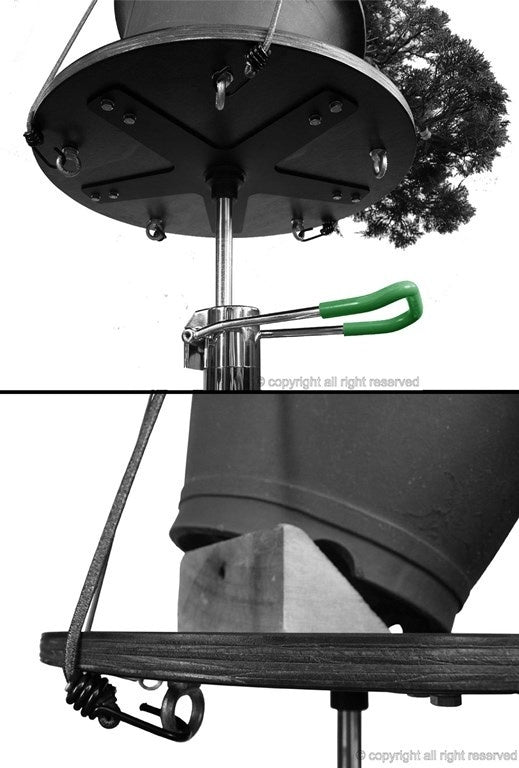 Green T Hydraulic Lift Bonsai Ronde Draaitafel BASIC