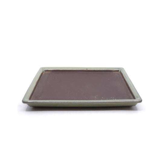 Bonsai onderschotel groen rechthoekig 25cm