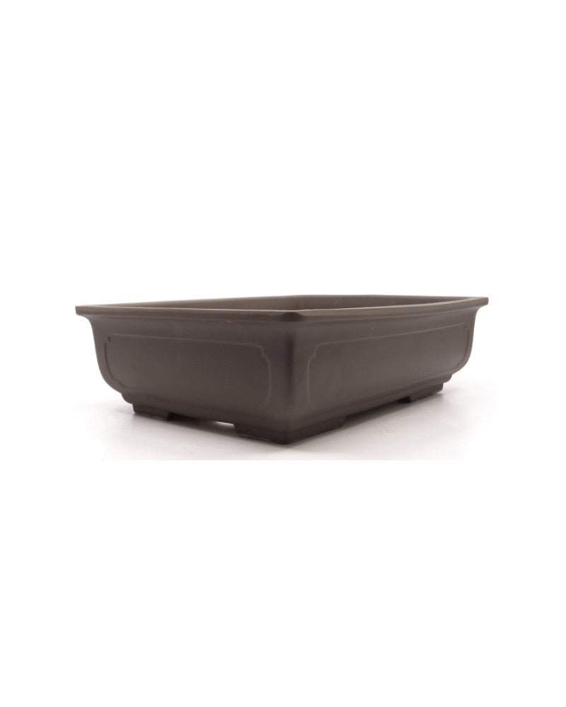 Bonsai pot ongeglazuurd rechthoek 26cm