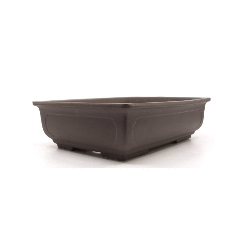Bonsai pot ongeglazuurd rechthoek 28cm