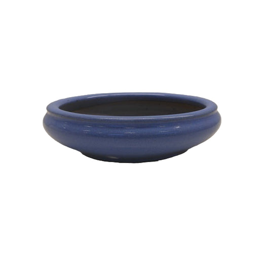 Bonsai pot licht blauw rond 15cm