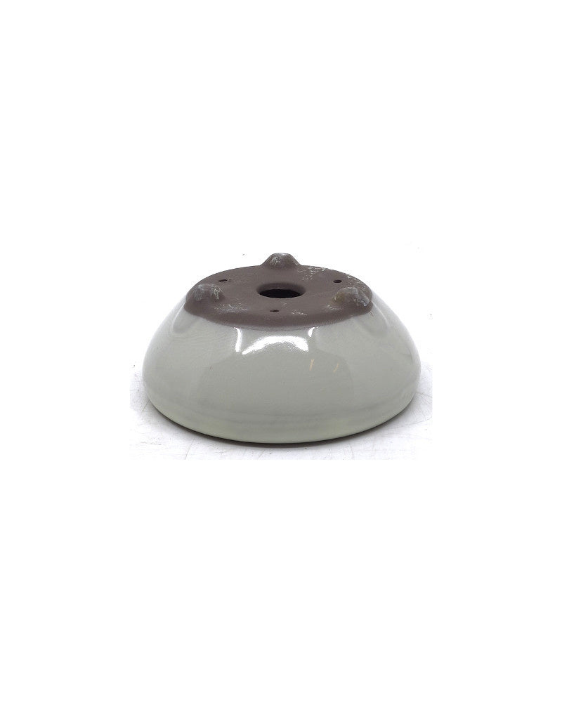 White round bonsai pot 13cm