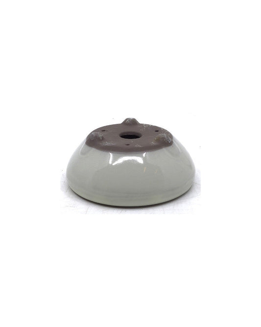 White round bonsai pot 13cm