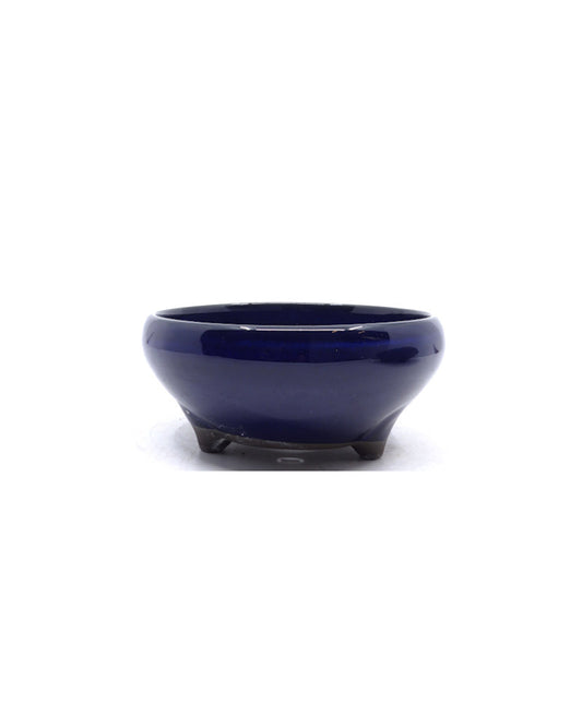 Bonsai pot blauw rond 16cm