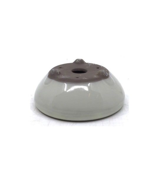 Cream round bonsai pot 19cm