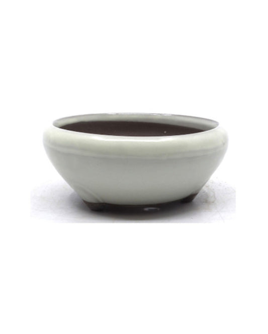 Bonsai pot creme rond 24cm