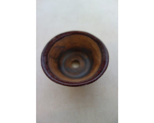 Shohin bonsai pot 'Rene Lecocq' red round 9cm