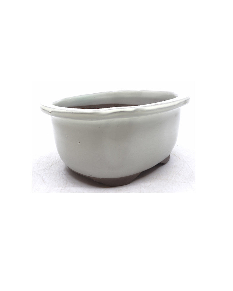 Bonsai pot cream mocha 20cm