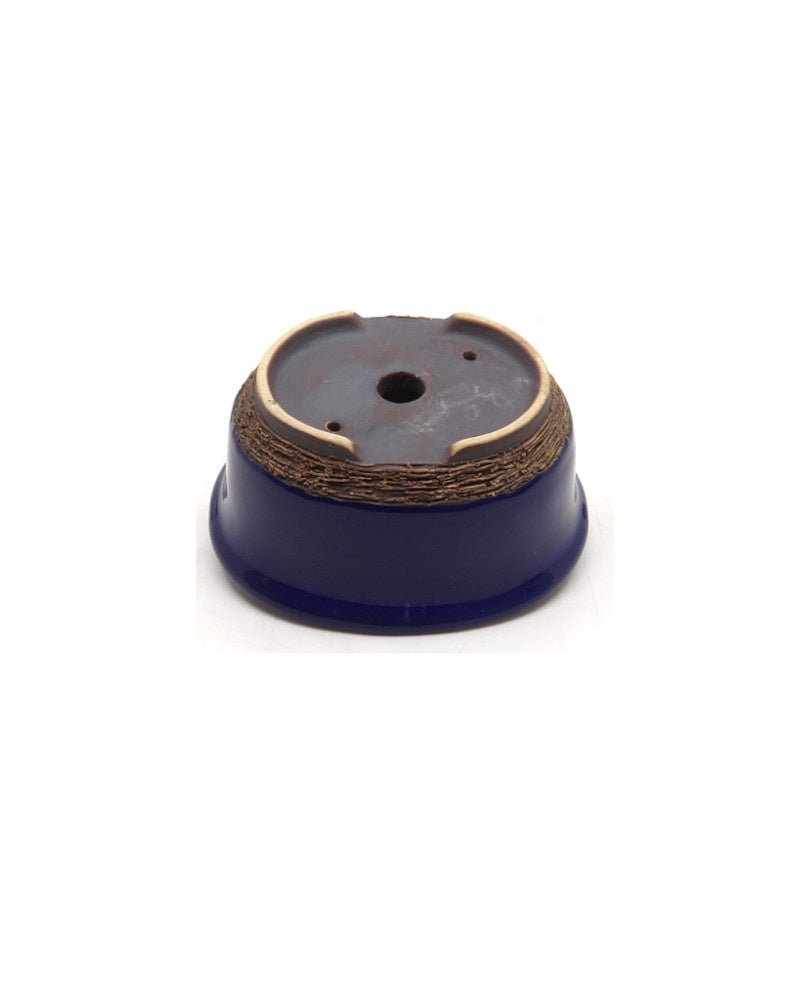 Bonsai pot blauw ovaal 12cm - set
