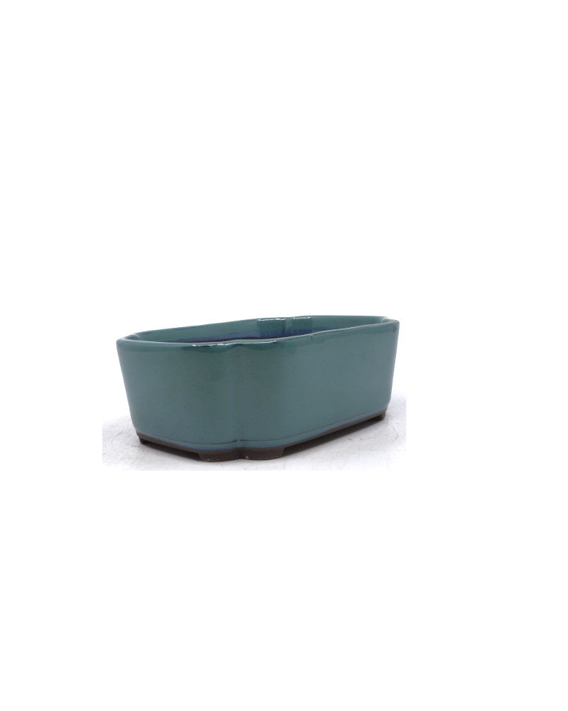 Bonsai pot groen lotus 16cm