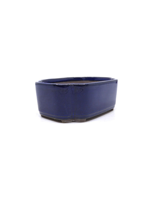 Bonsai pot blauw lotus 18cm