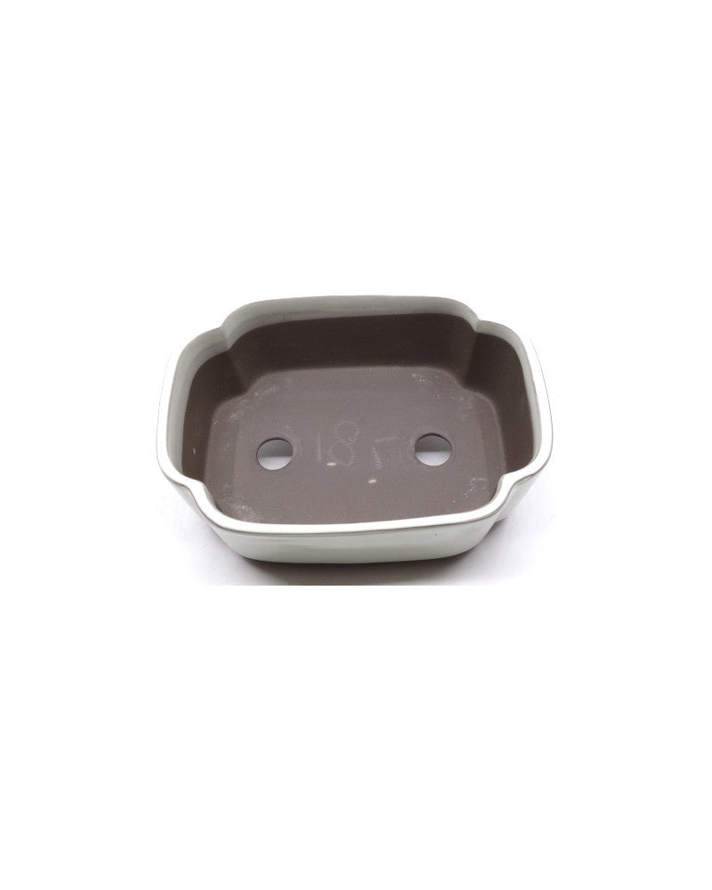 Bonsai pot cream lotus 18cm