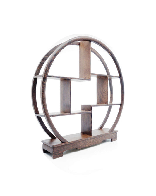 Shohin bonsai shelf circle 30cm