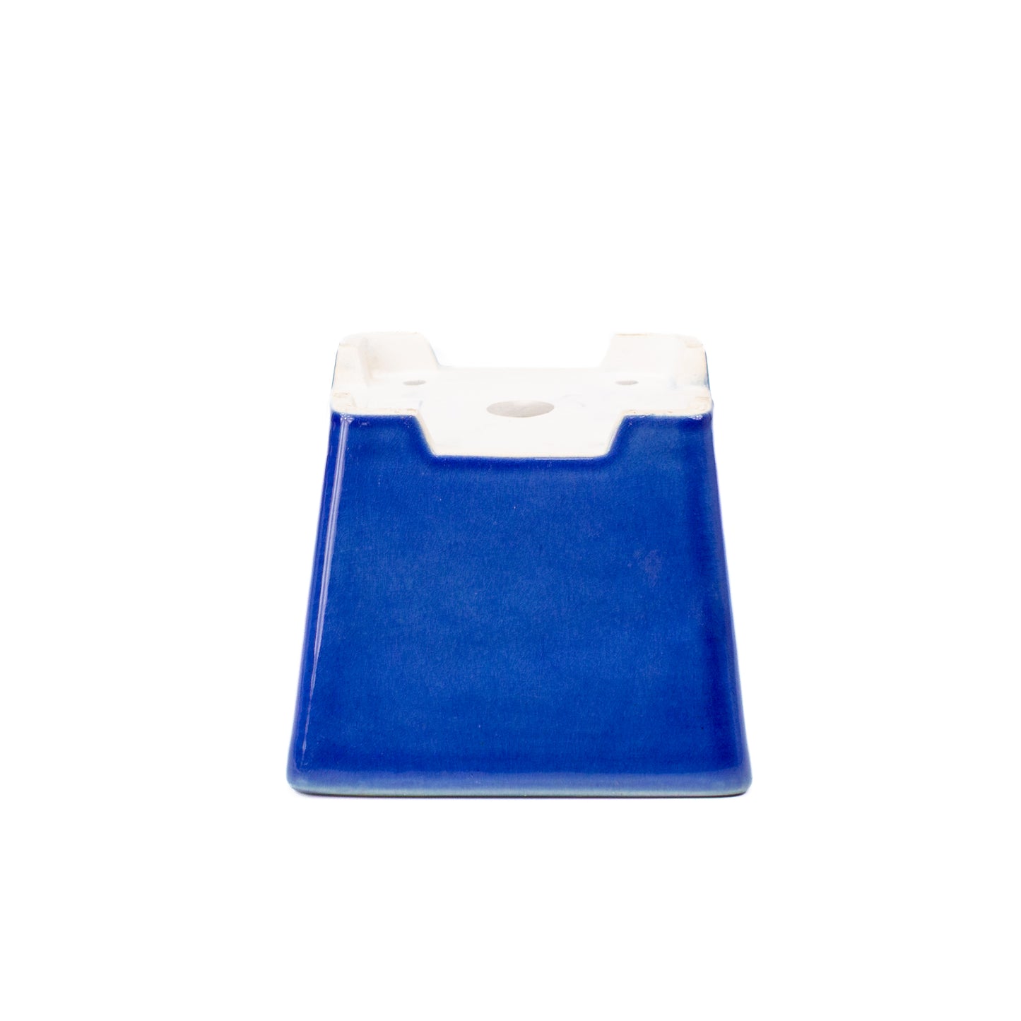 Bonsai pot blue semi-cascade square 14cm, height 12cm