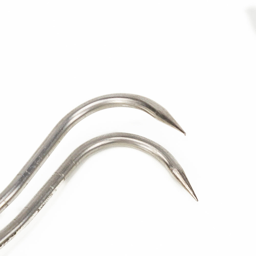 Bonsai Yagimitsu stainless steel root hook two-pronged 208 mm