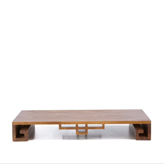Bonsai stand light brown, decorative 32cm