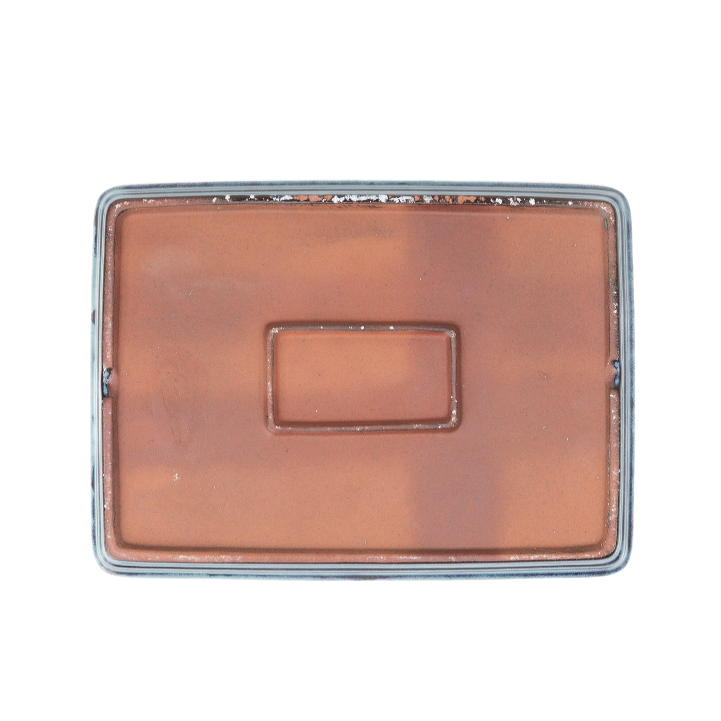 Bonsai saucer blue rectangular 23cm