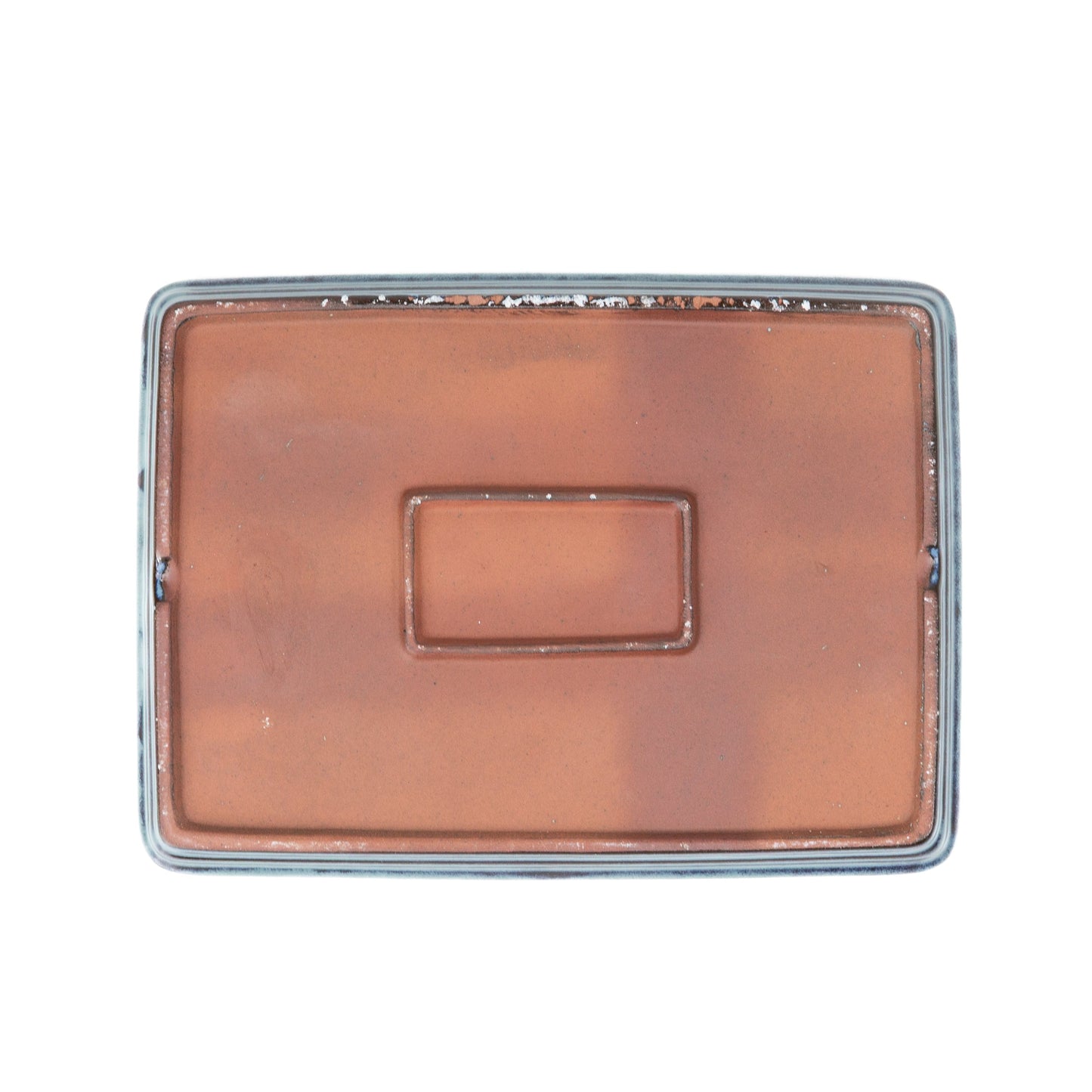 Bonsai saucer blue rectangular 23cm