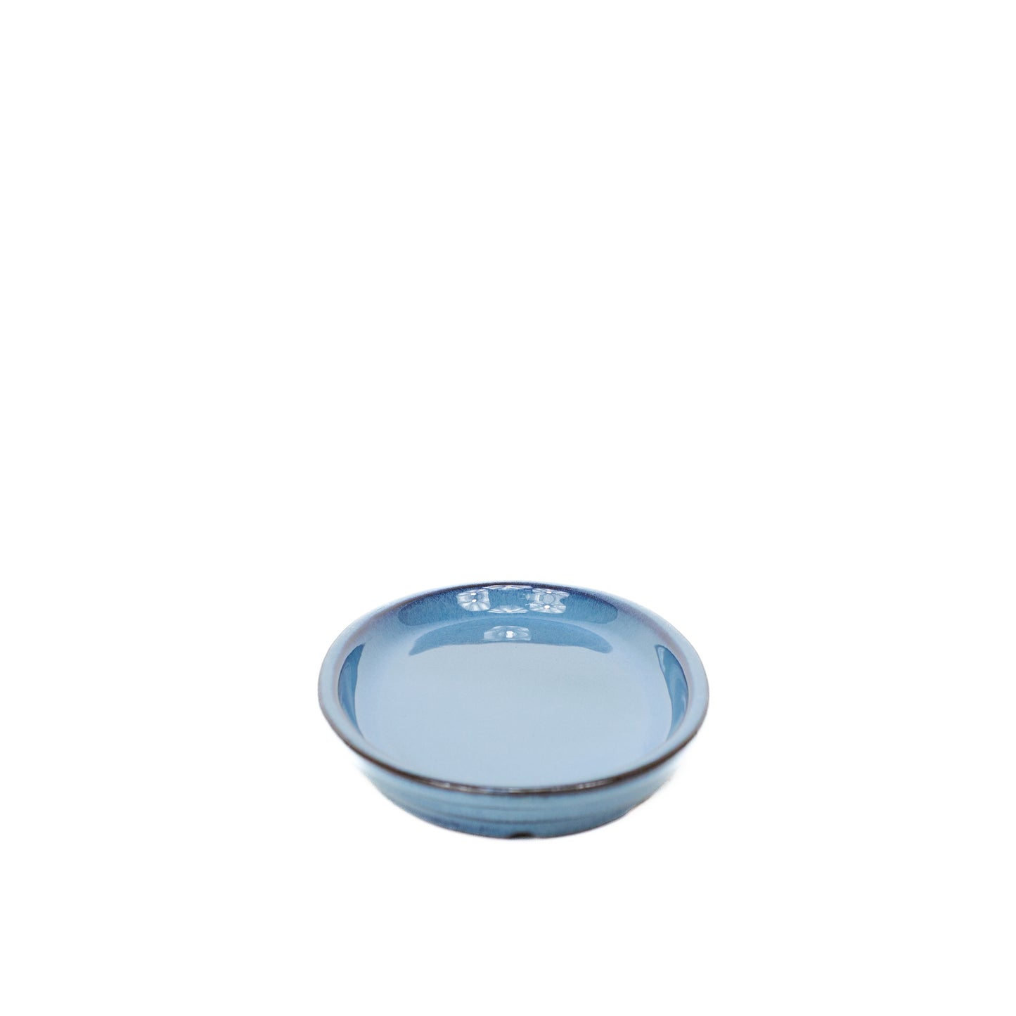 Bonsai saucer blue oval 31cm