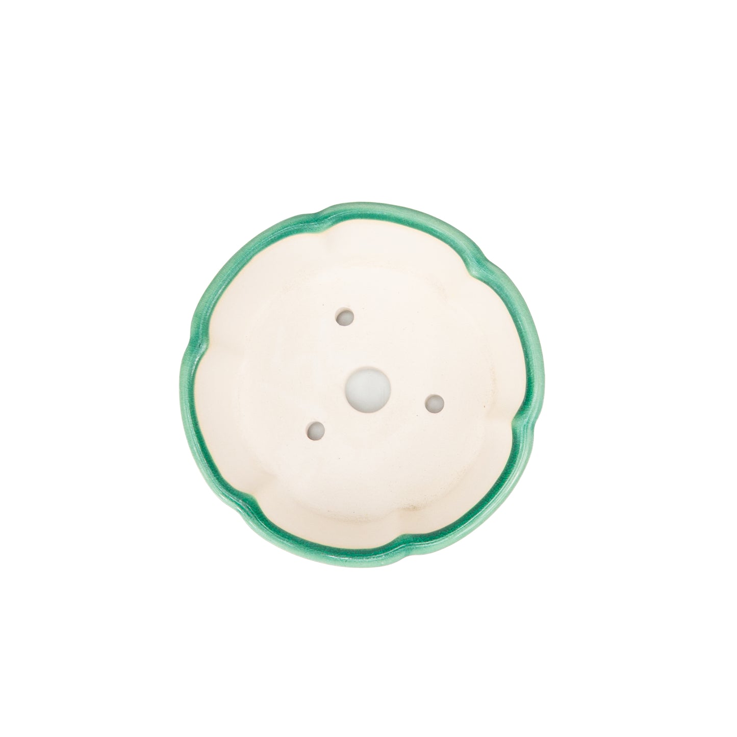 Bonsai Yixing pot green lotus 12cm