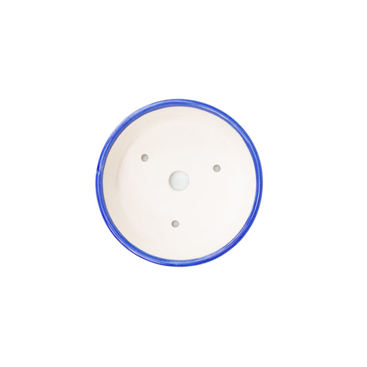 Bonsai Yixing pot blue drum 12cm