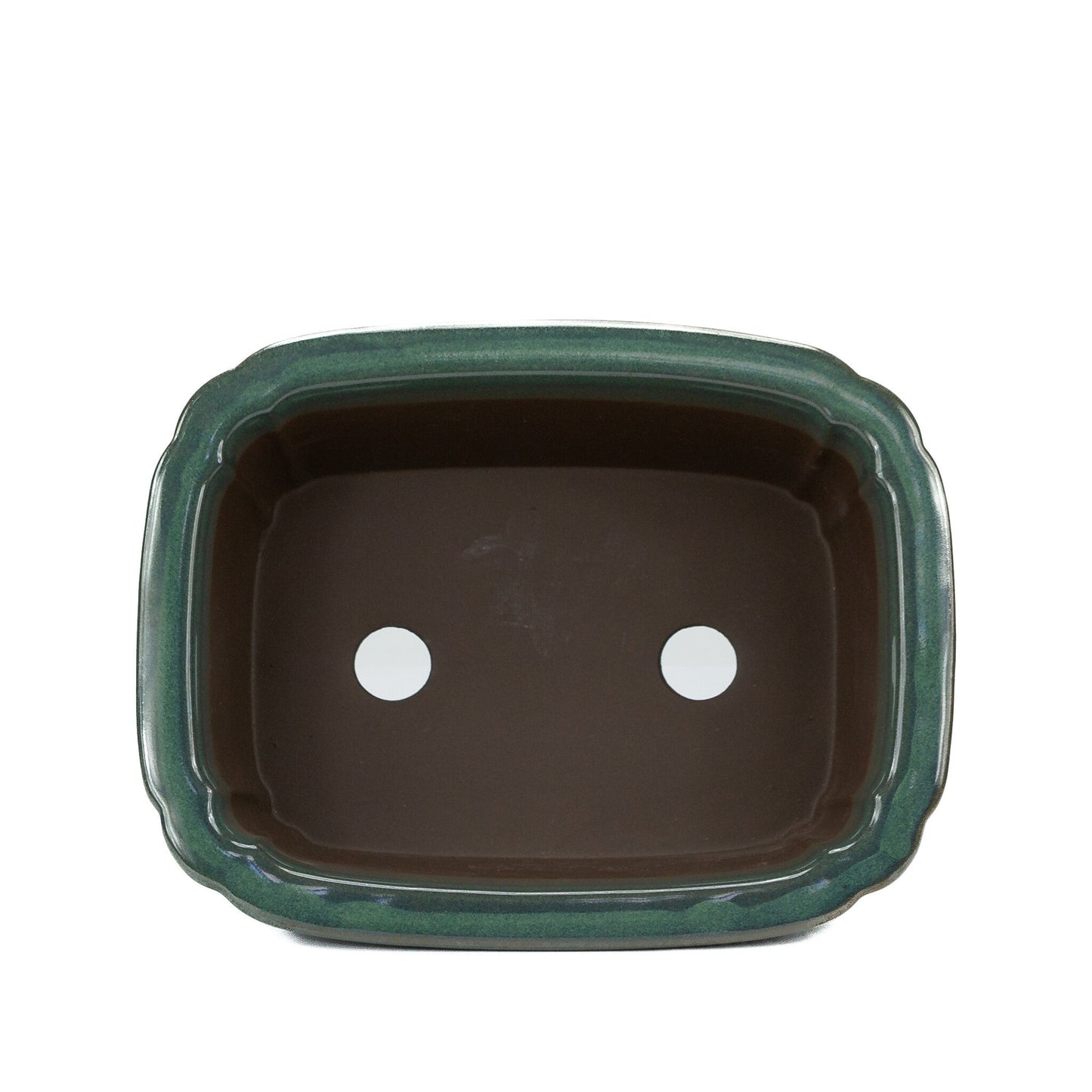 Bonsai pot donker groen mokko 25cm