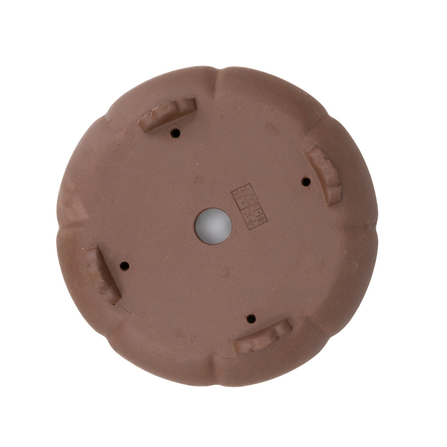 Bonsai pot ongeglazuurd chrysanten rond 30cm