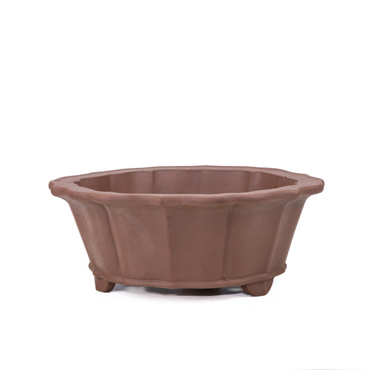Bonsai pot ongeglazuurd chrysanten rond 36cm