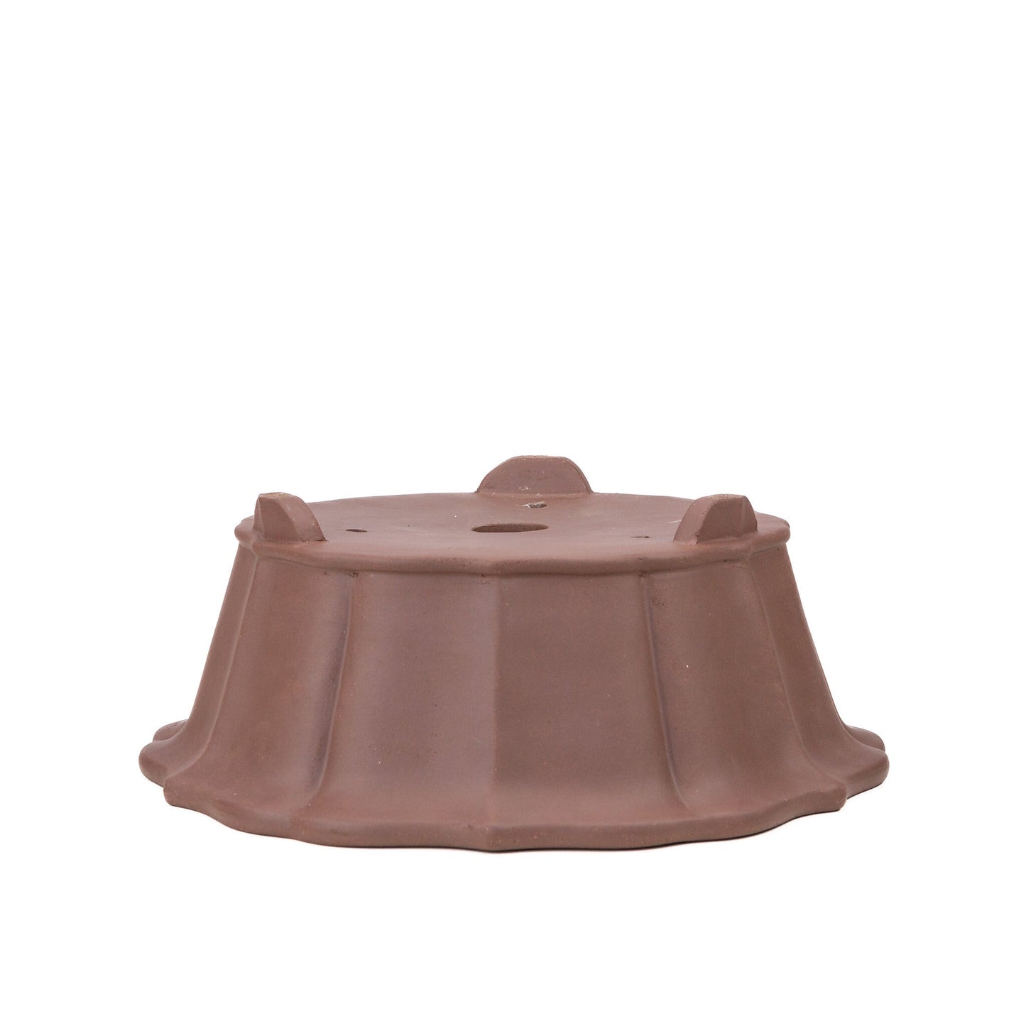 Bonsai pot ongeglazuurd chrysanten rond 36cm