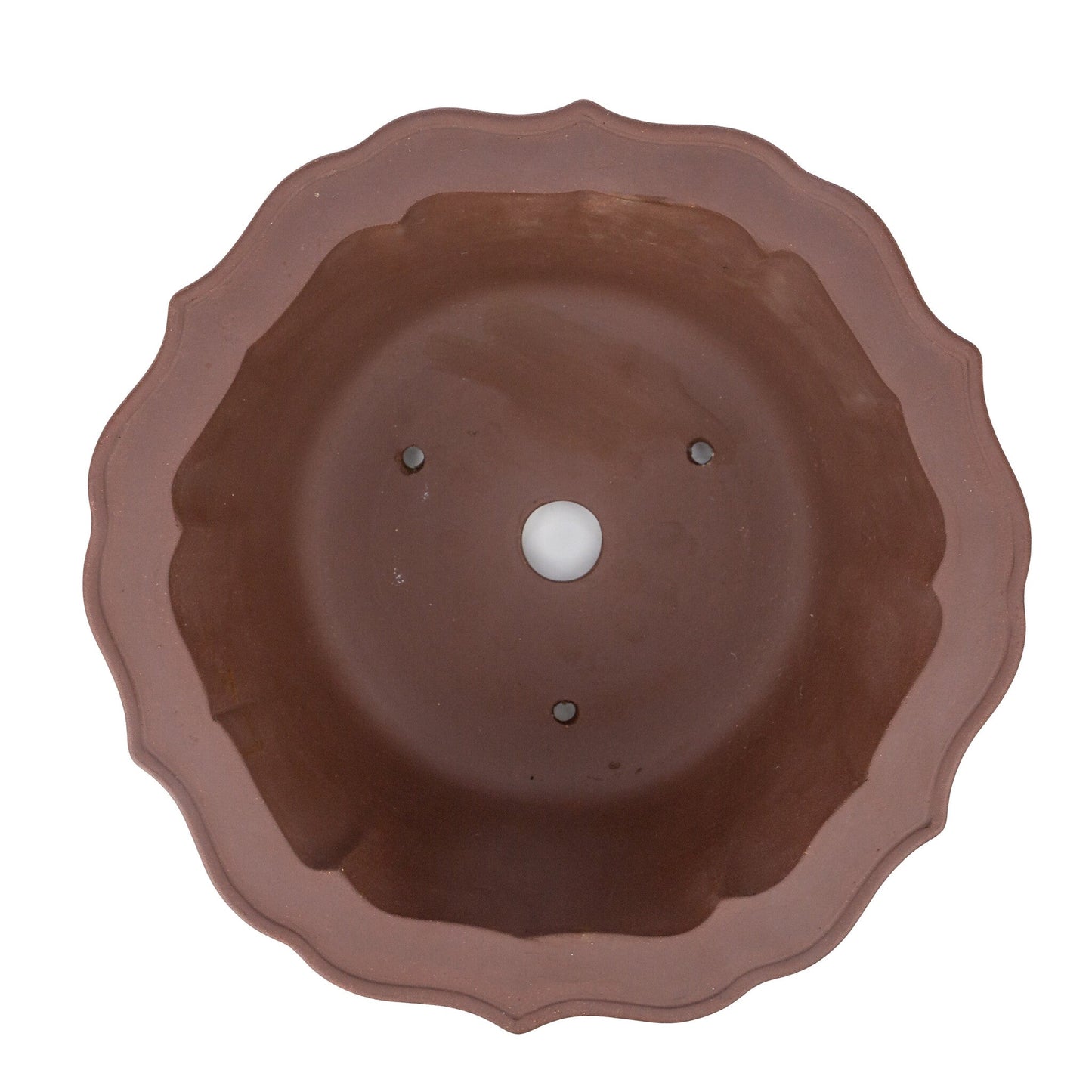 Bonsai pot ongeglazuurd chrysanten rond 36cm