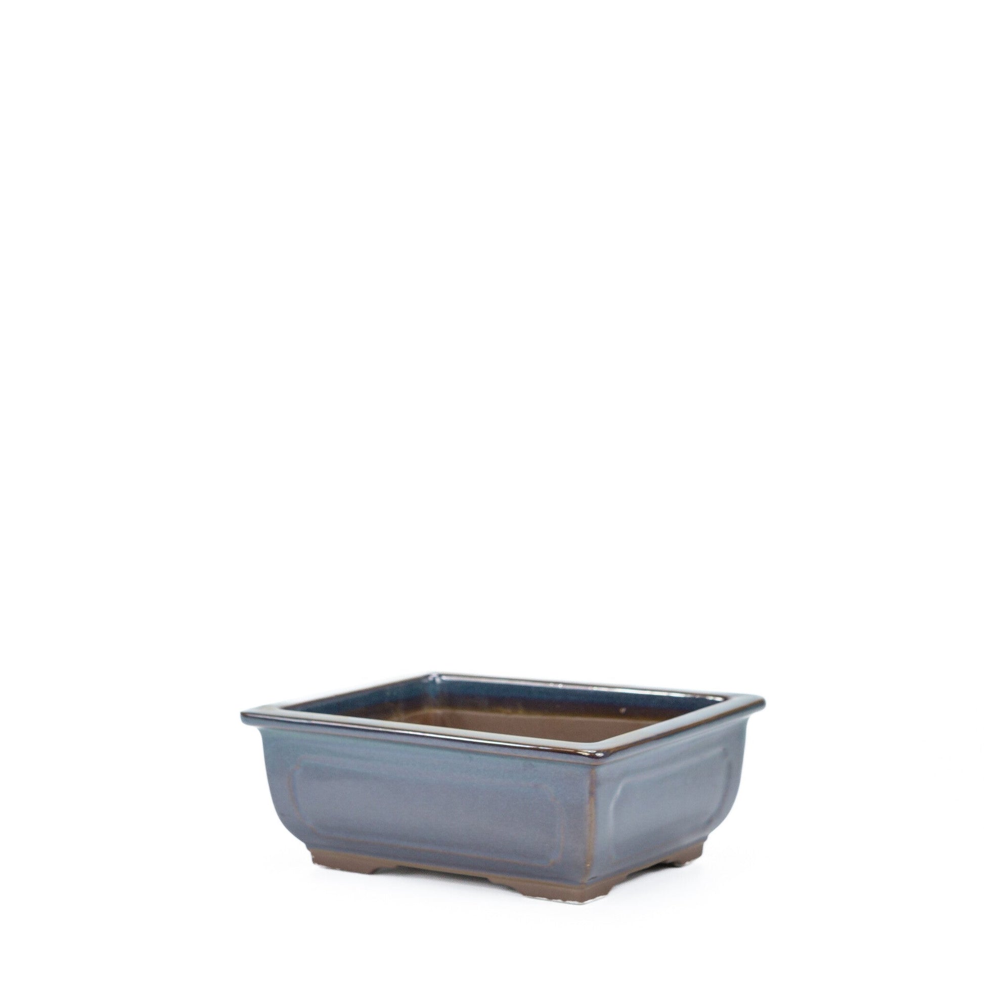 Bonsai pot groen rechthoekig 21cm