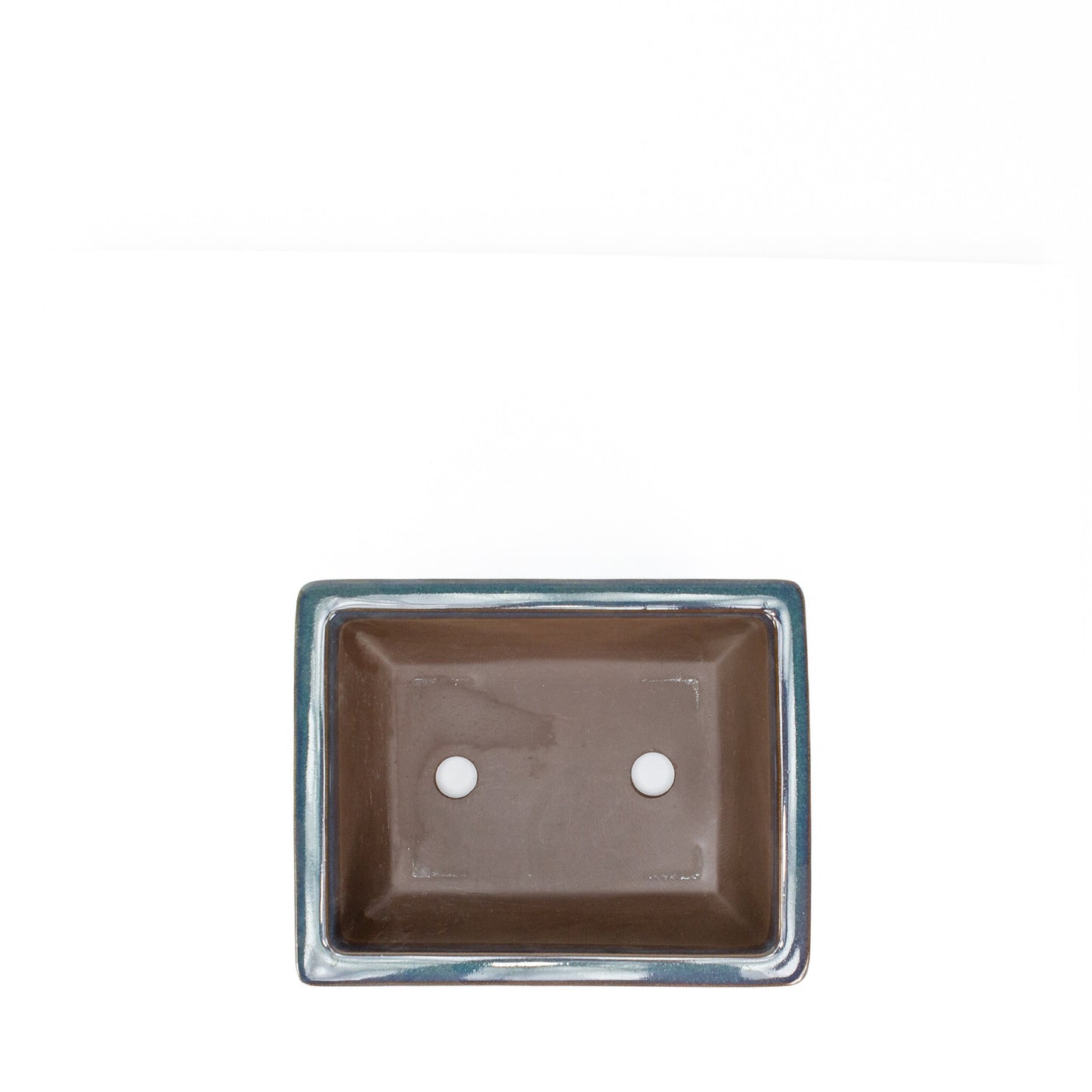 Bonsai pot groen rechthoekig 21cm