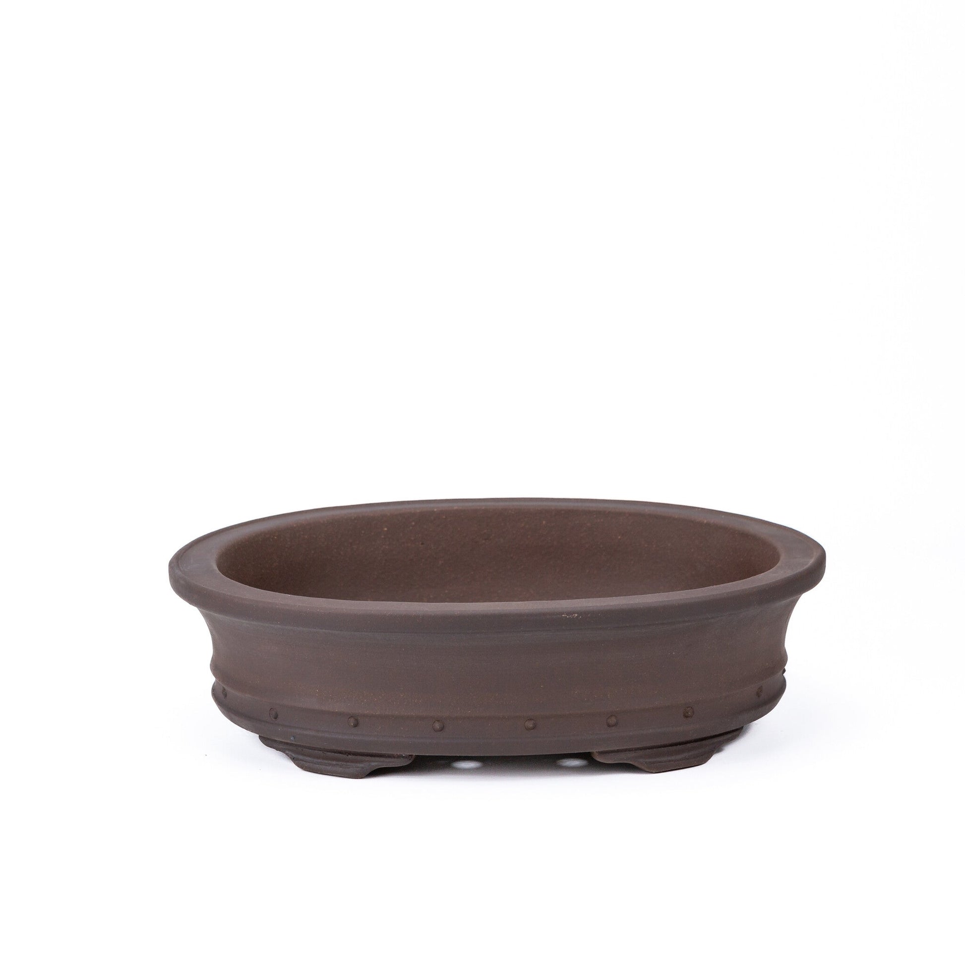 Bonsai pot ongeglazuurd ovaal 35cm