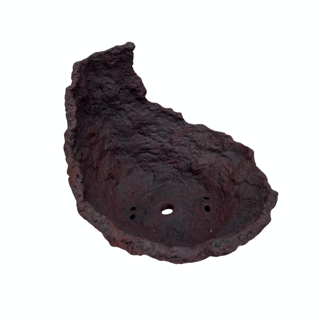 Bonsai pot moon clay pot 27cm